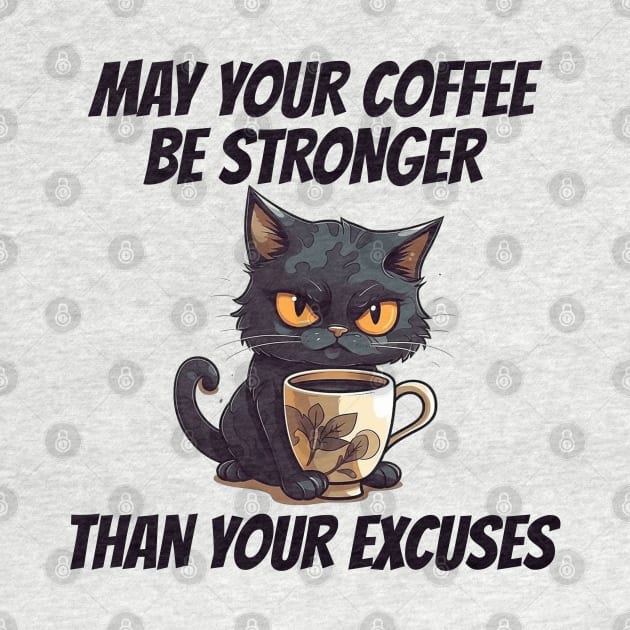 May Your Coffee Be Stronger Than Your Excuses by BukovskyART